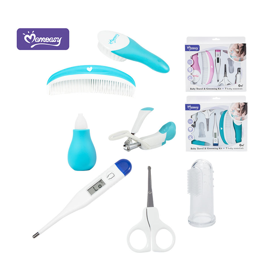 Momeasy Baby Products 7 in 1 Baby Grooming Kit Baby Health Care Set