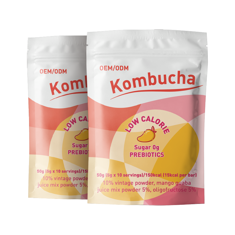 LIFEWORTH Kombucha Tea Powdered Beverage Sparkling Powder Hydration Drink Mix with Prebiotics & Probiotics