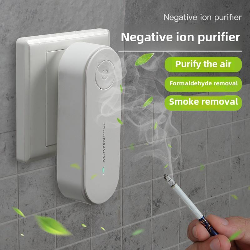 ABS Household Air Purifier with Negative Ion Generator Formaldehyde Removal Oxygen Concentrator Toilet Deodorizer
