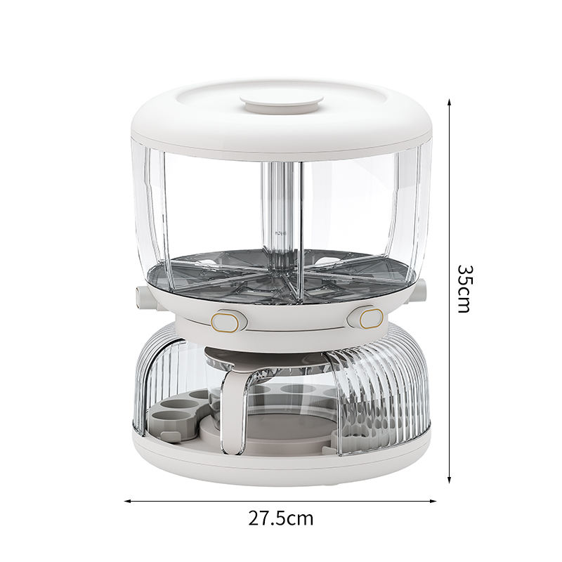 Kitchen Storage Container Rotate Rice Dispenser and Cereal Dispenser