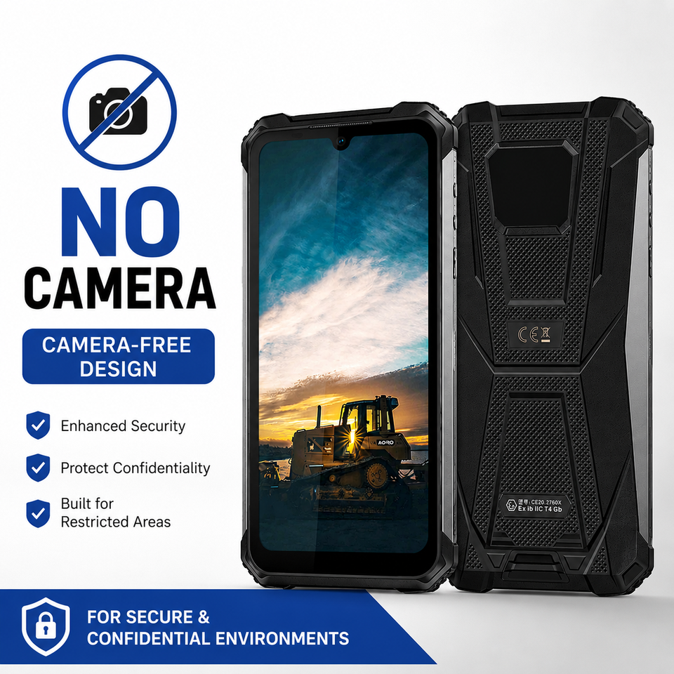 Secure No Camera Smartphone for UAE Factory and Confidential Facilities
