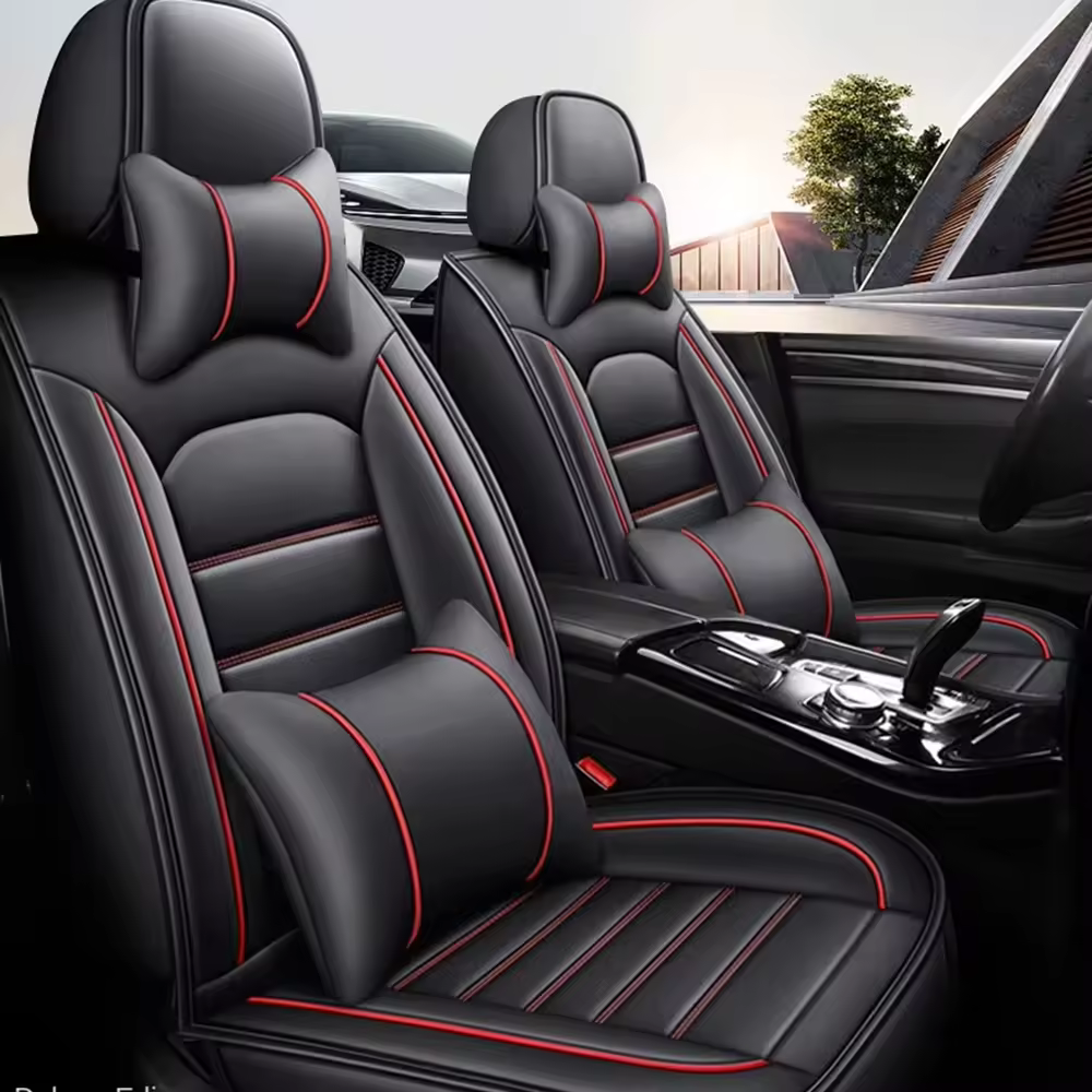 Low Price Elasticity 3D 360 Full Surround Wear-Resistant Leather Universal Car Seat Covers Full Set