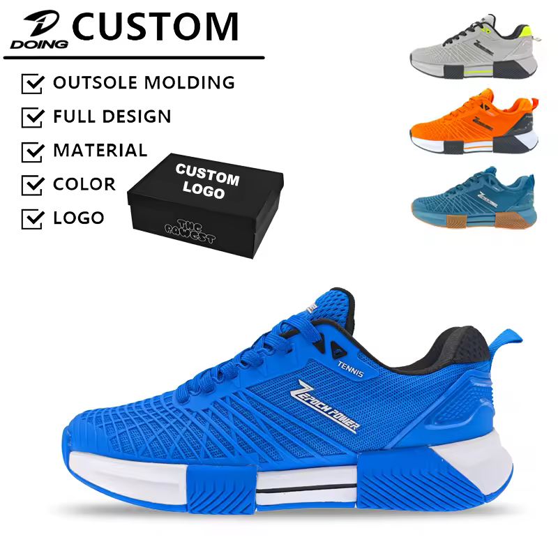 Direct Factory Custom Logo Non Slip Men's Women's Volleyball Comfortable Rubber Table Tennis Badminton Pickleball Padel Shoes