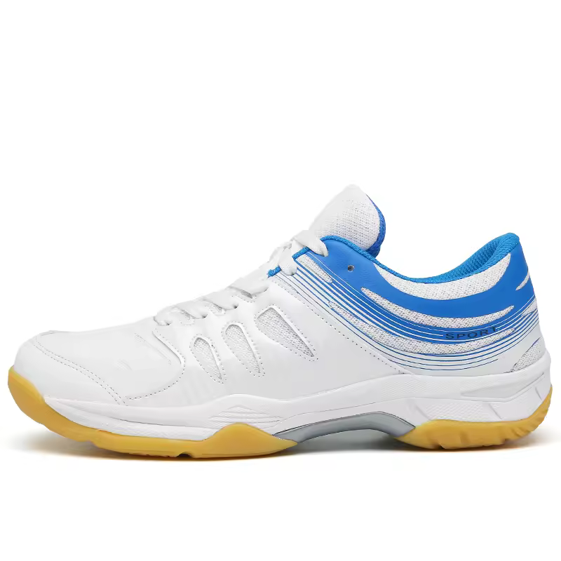 Professional Winter Outdoor Fencing Sport Shoes Racketball Squash Volleyball Badminton Sneakers Lace-up Cushioning Rubber