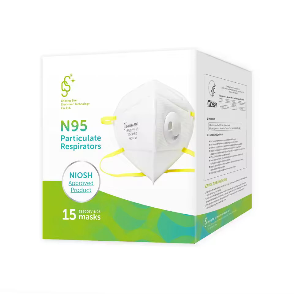 Manufacture N95 3D Foldable Dust Mask Personal Protective Equipment Half Mask Respirator