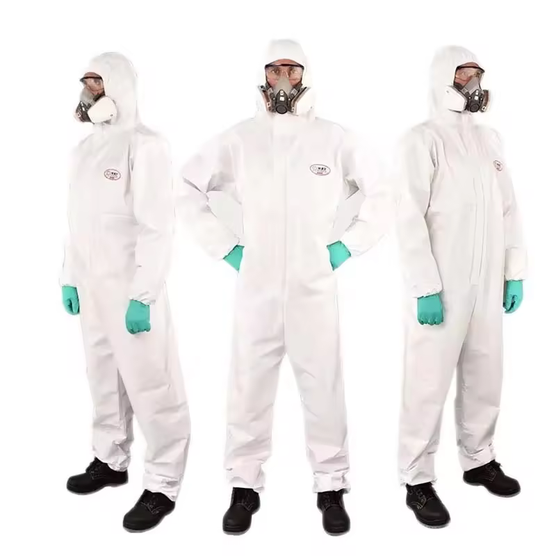 Disposable Spray Paint Protection Suit Painters Antistatic Paint Spray Coveralls for Car Painting