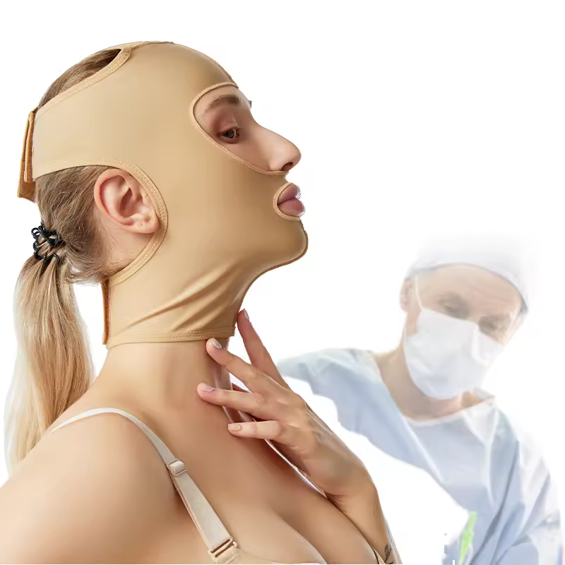 Facial Sheath Shapewear Face Girdle Skin Compression Lifting Belt Slimming Strap Jersey Tops Spandex Anti-Bacterial