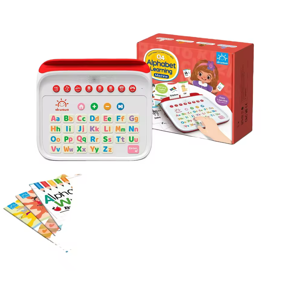 OEM Early Learning English Alphabets Pronounce Letter Songs Oral Speaking Writing Language Matching With Cards and Books