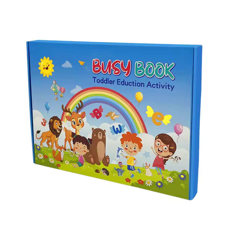 Wholesale 2022 Educational Toys Handmade Custom Design Quiet Book for Toddlers Unisex Paper Material Low MOQ