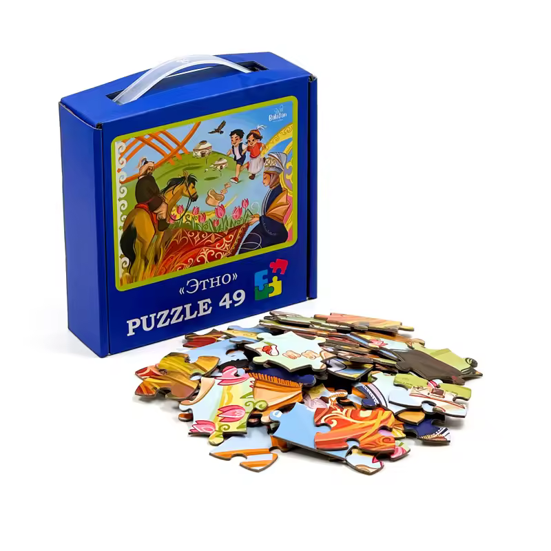 OEM Custom Safe Material Premium Floor Animal Puzzle for Kids Custom 80 300 Pieces Brainteaser Paper Cardboard Jigsaw Puzzle Toy