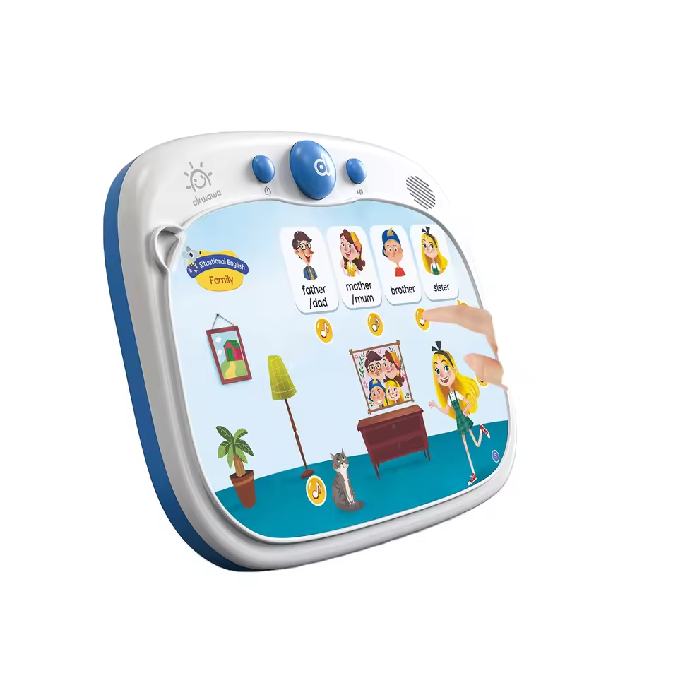 Children Interactive Games Trainings Songs fairy Tales Early Learning Machine Finger Touch Pad with Expandable Flash Cards