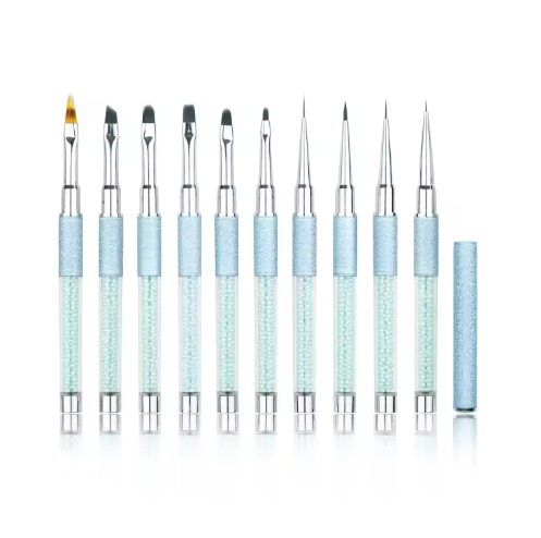 Kolinsky Sable Nail Art Brush Set Professional Nail Brush #4-#24 CHIYAN